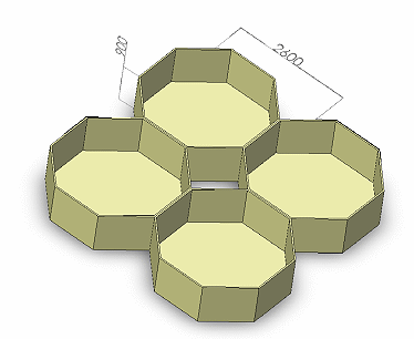 Oktaederbaugruppe (Image)